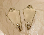 Pair Of Swedish Pewter Sconces By Ystad Tenn