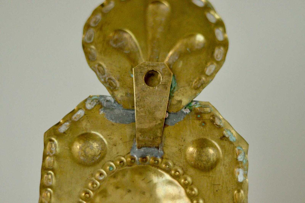 Pair of Mid Century Swedish Brass Sconces
