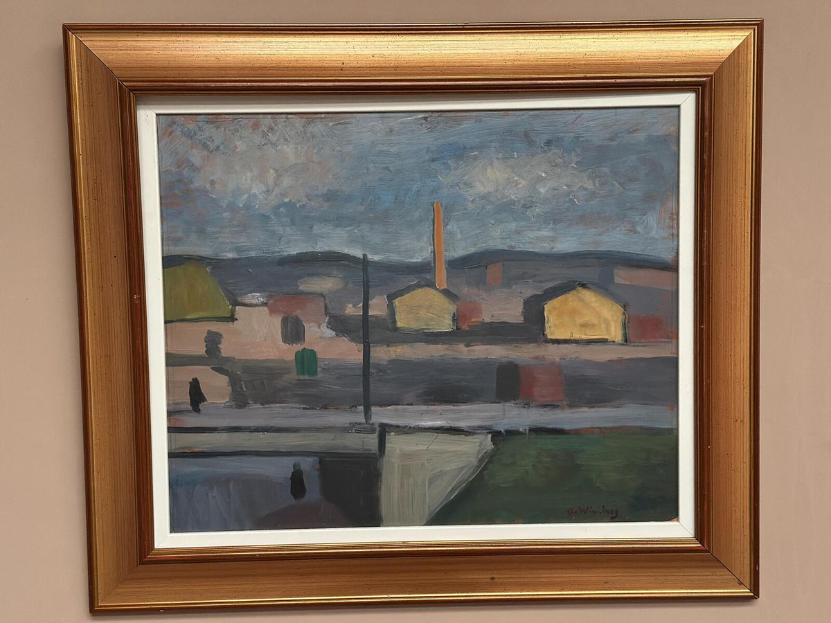 “Buildings and Chimney” by Åke Winnberg