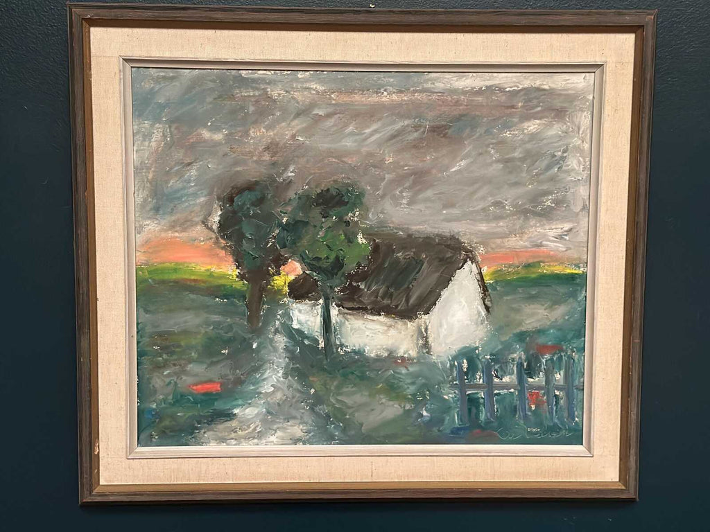 “Landskap med hus” by Kai Nielsen