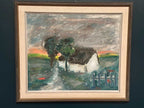 “Landskap med hus” by Kai Nielsen