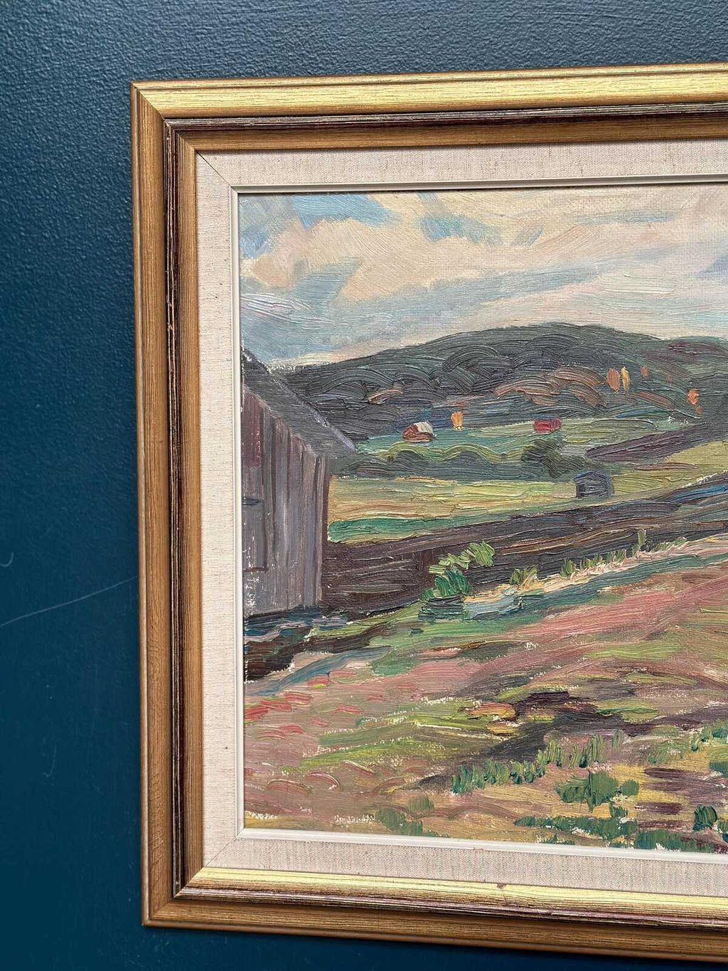 “Landscape with Huts” by Stig Westling