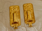Pair Of Mid Century Swedish Brass Sconces