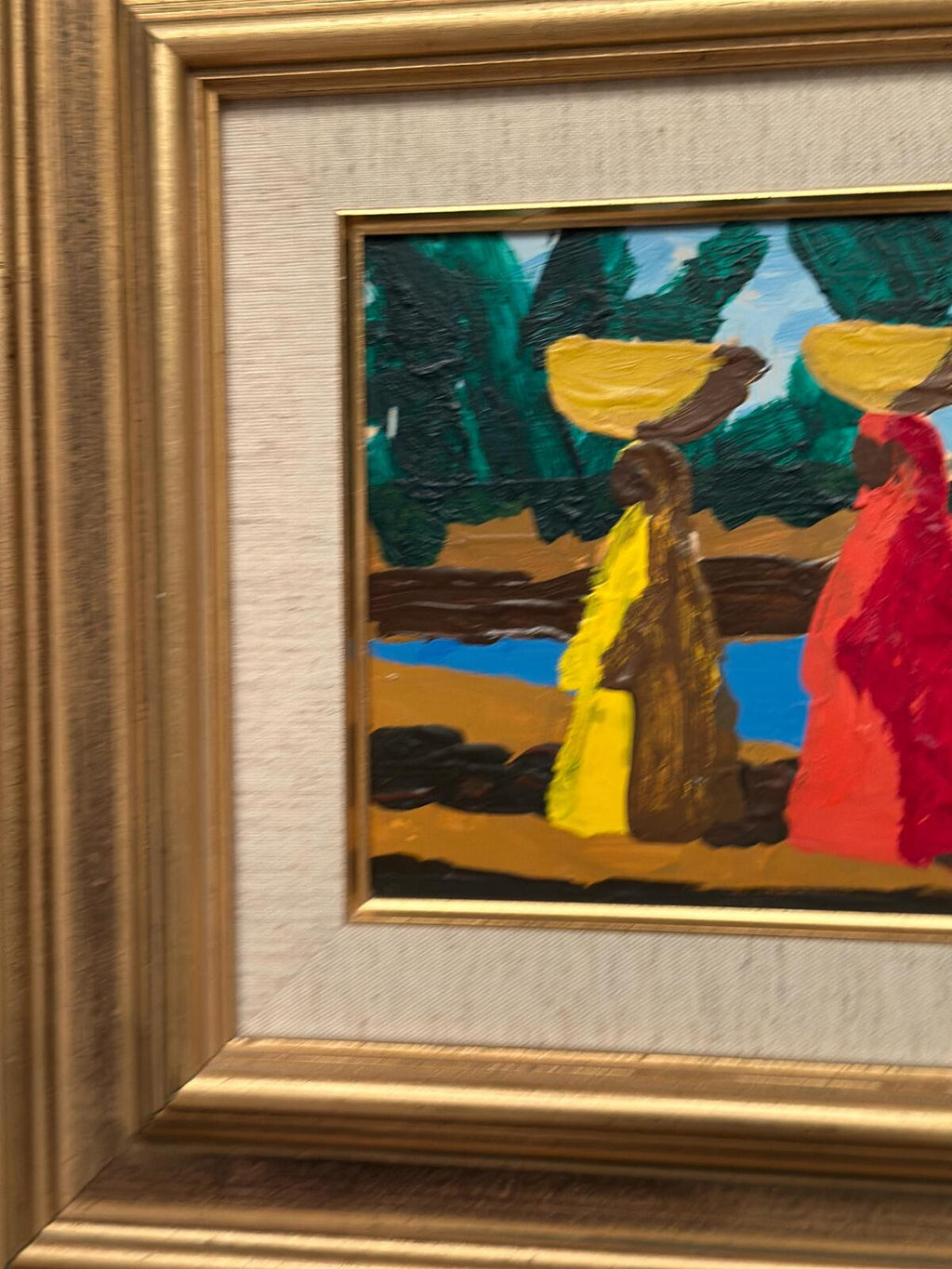 “Female Figures by a Stream” Attributed to Lars Norrman