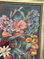 “Still Life with Flowers” by F. Wiegand