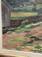 “Landscape with Huts” by Stig Westling