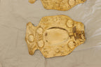 Baroque Style Mid-Century Brass Swedish Sconces