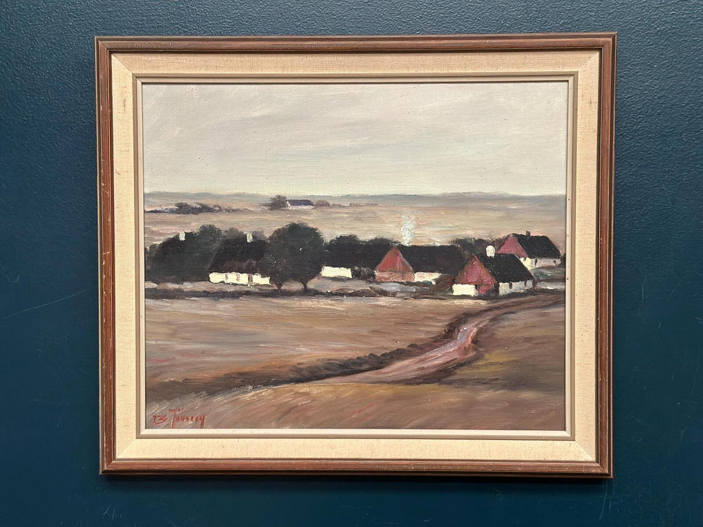 “Landscape with Farms” by B. Jernberg