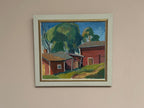 “Red Barns” by L. Wuariner