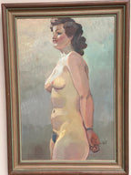 “Nude Study” attributed to Gustaf Gunnar Johansson
