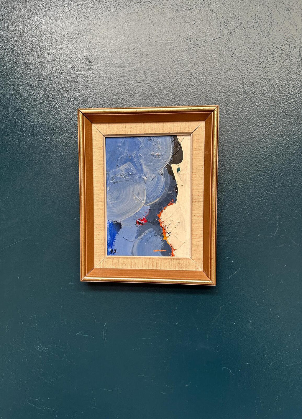 “Abstract in Blue” by Hans Oswald