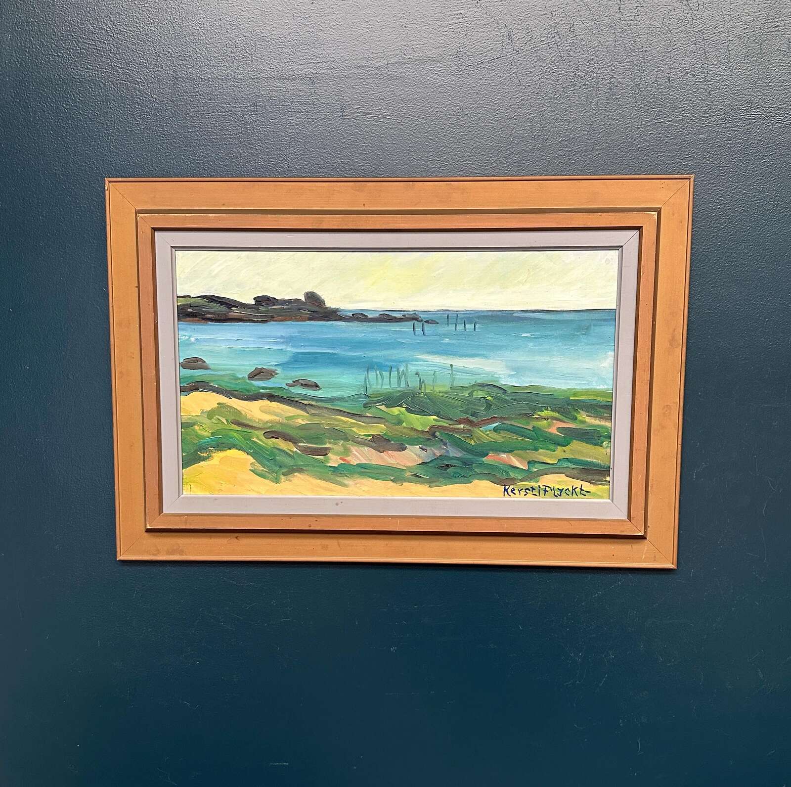 “Coastal Landscape” by Kersti Flyckt (1925–2009)