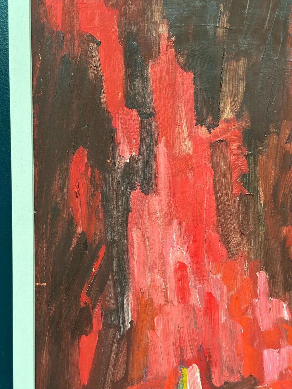“Abstract Composition in Red” by Rune Pettersson