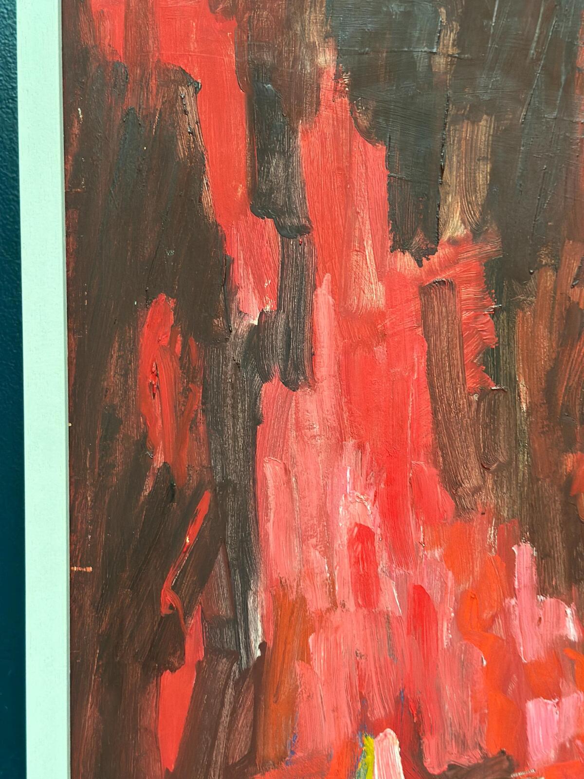 “Abstract Composition in Red” by Rune Pettersson