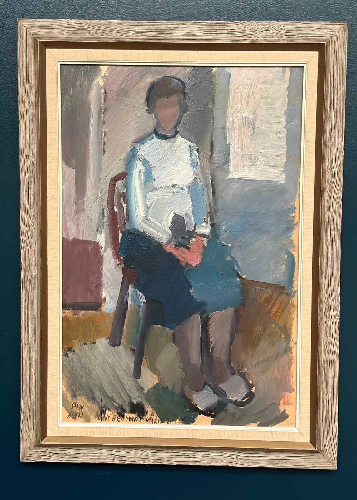 “Seated Woman” by Gösta Stawåsen