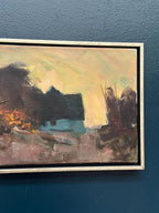 “Landscape with Blue Hut” by Arne Aspelin