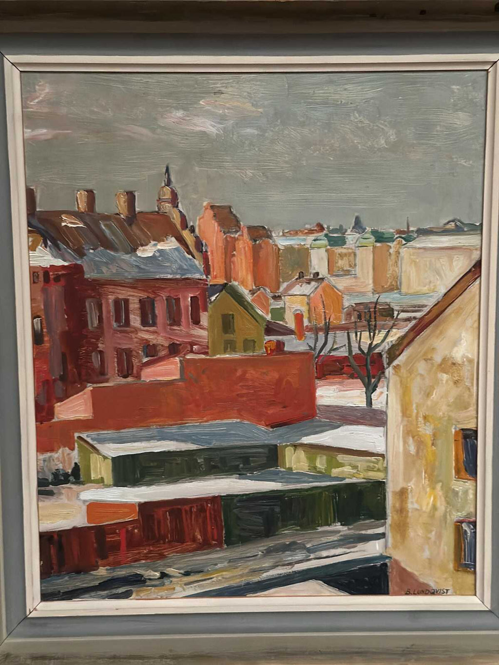 “Landscape” by Bertil Lundqvist (1915–1962)