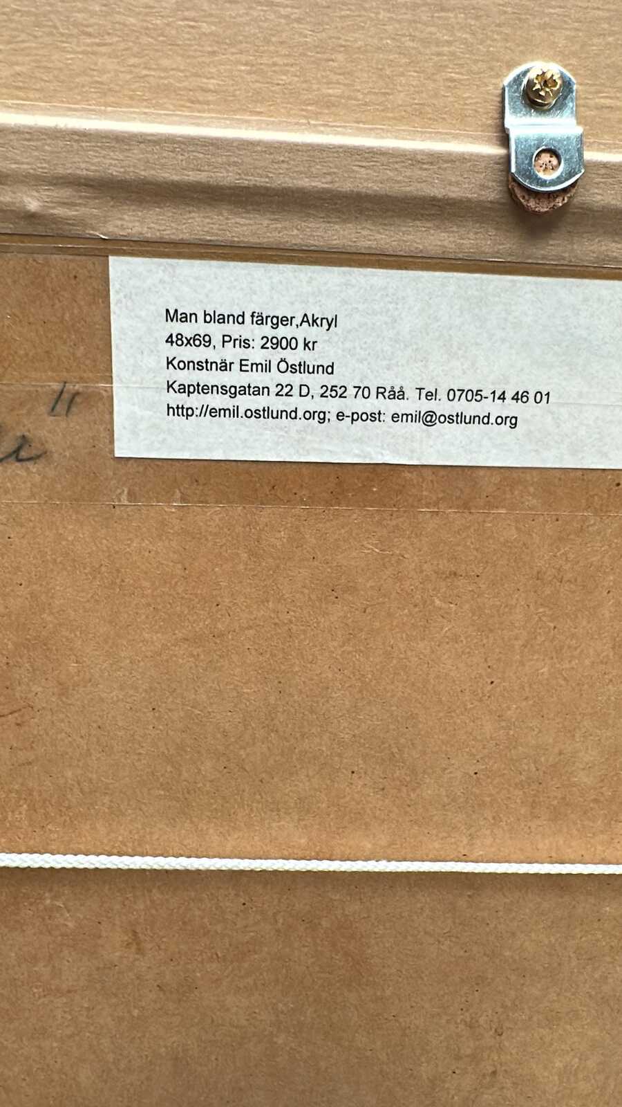 “Man bland färger” by Emil Östlund