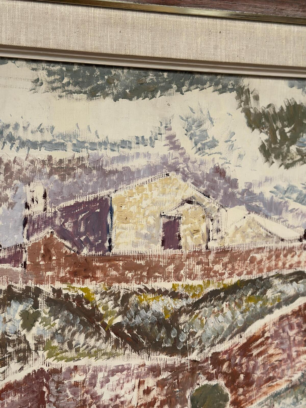 “Landscape with Buildings” by Gösta Nordblad