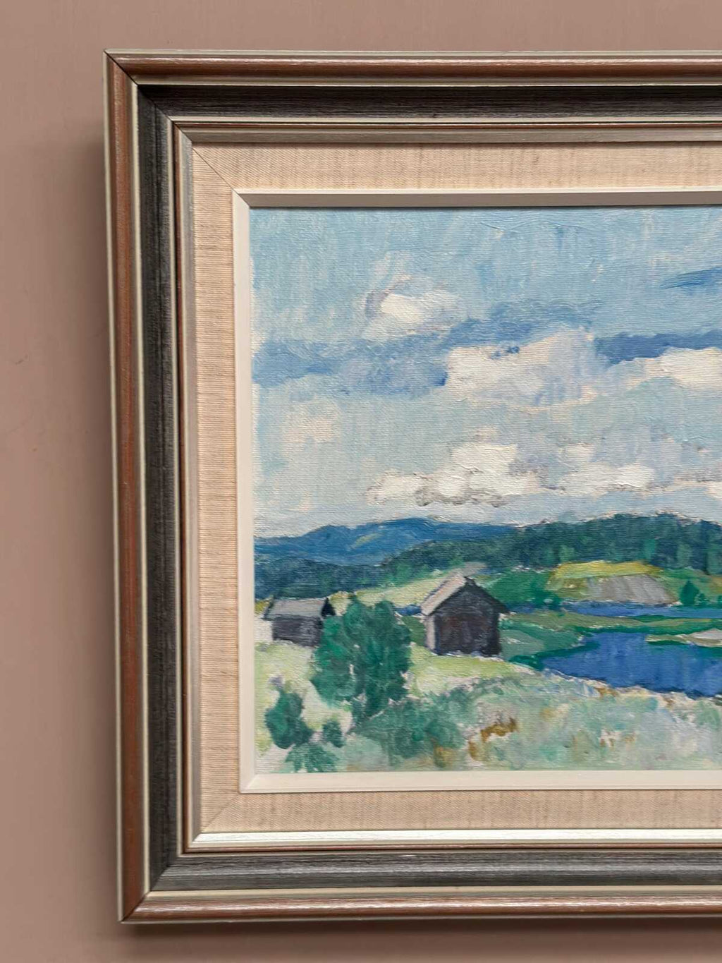 “Landscape” by Evald Hedenström (1909–1997)