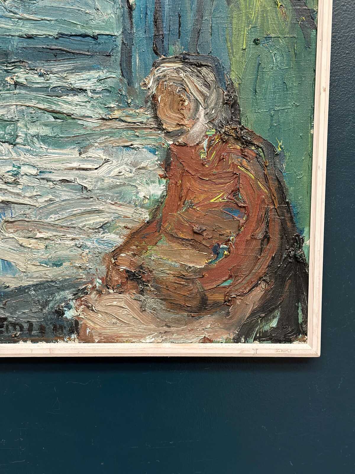 “Figure by the Harbor” by Einar Emland
