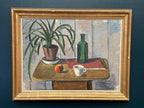 “Potted Plant and Green Bottle” by Åke Winnberg
