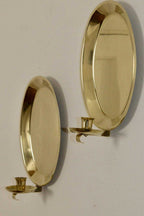 Pair Of Mid Century Swedish Brass Sconces