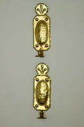 Pair of Mid Century Swedish Brass Sconces