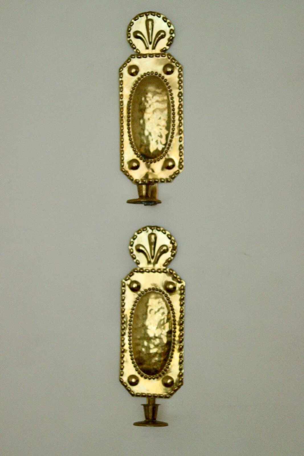 Pair of Mid Century Swedish Brass Sconces