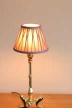 Pair Of  Victorian Antique Brass Pullman Railway Carriage Table Lamps
