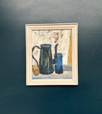 “Still Life with Jug and Blue Glass”