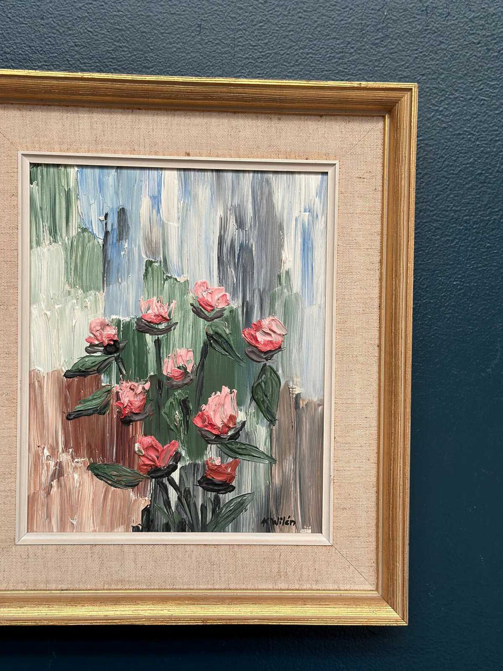 “Floral Impasto” by A. Wilén