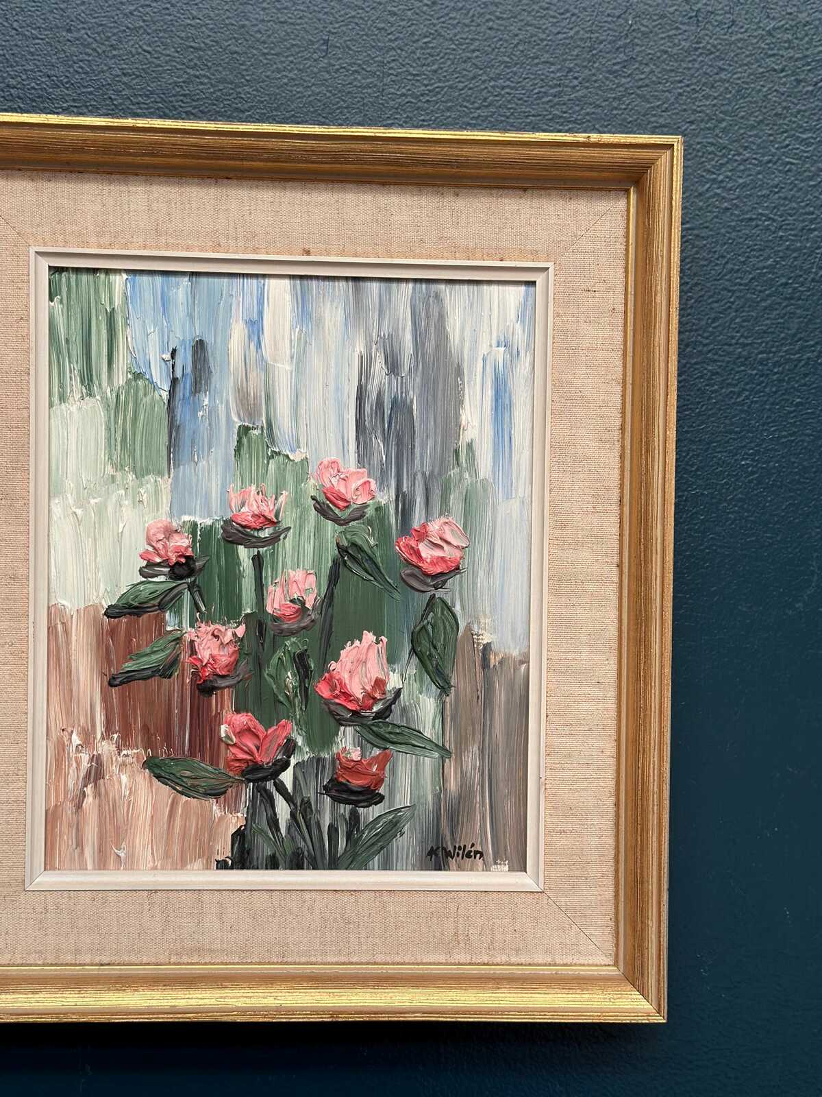 “Floral Impasto” by A. Wilén