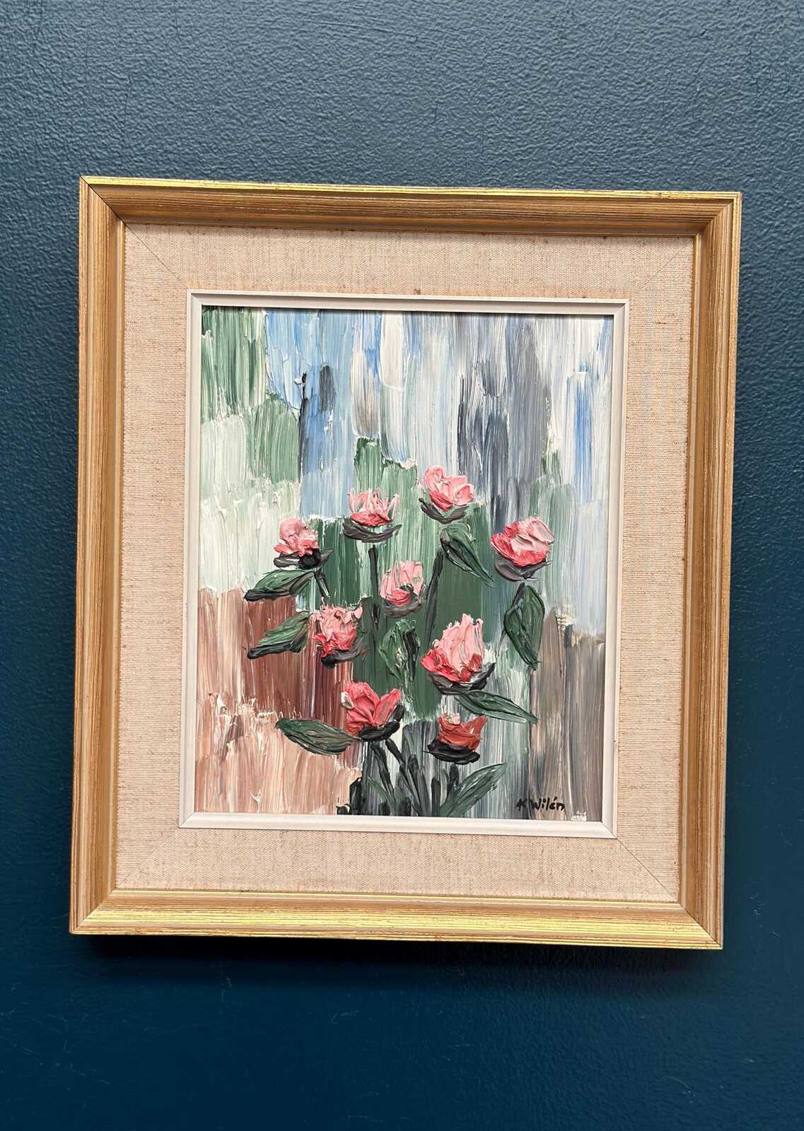 “Floral Impasto” by A. Wilén