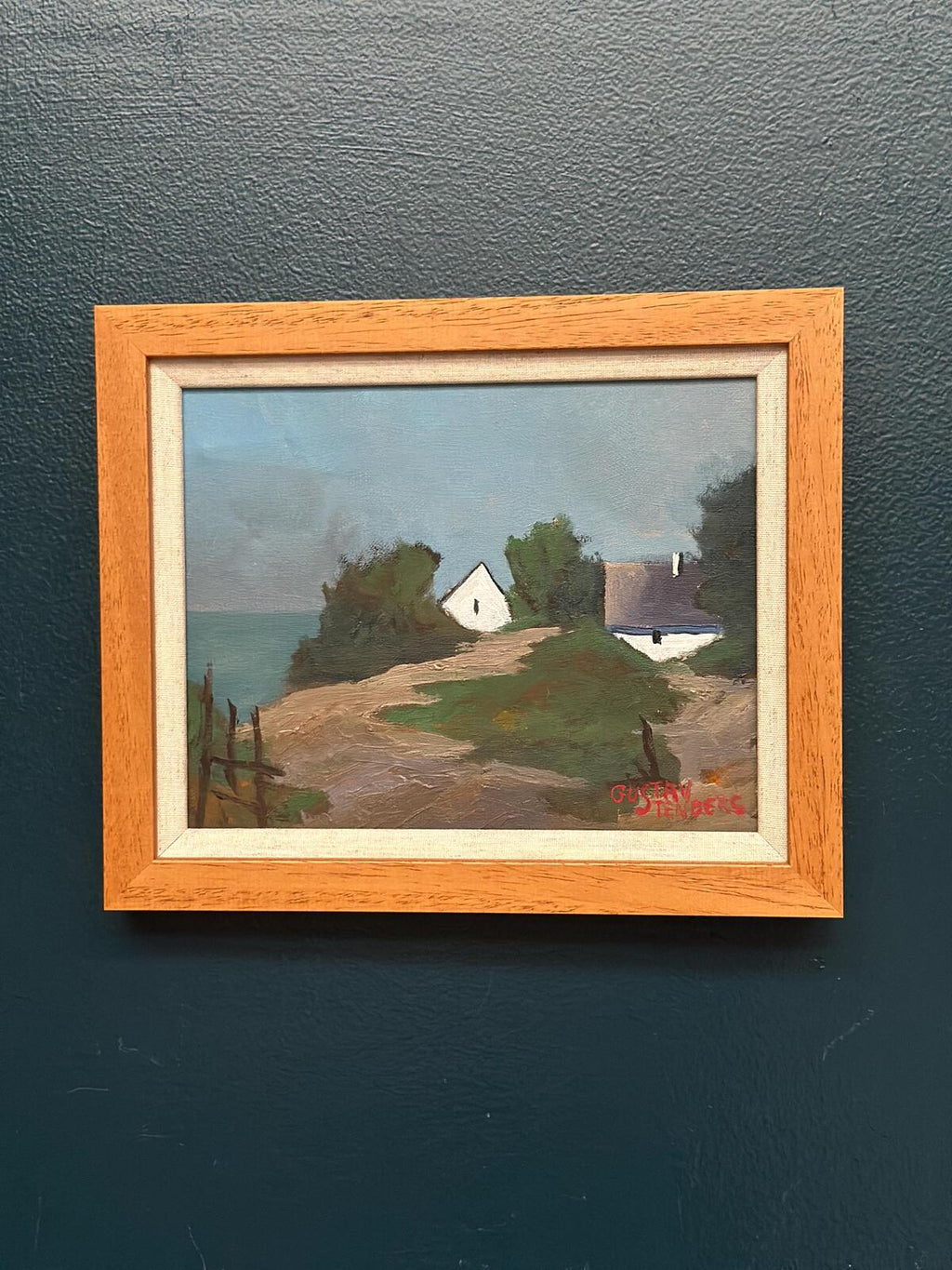 “Coastal Village” by Gustav Tenberg