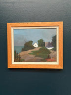 “Coastal Village” by Gustav Tenberg
