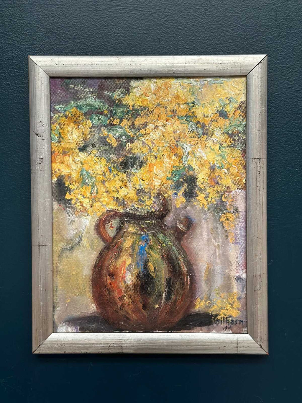 “Vessel with Mimosa” by Monica Gilhorn