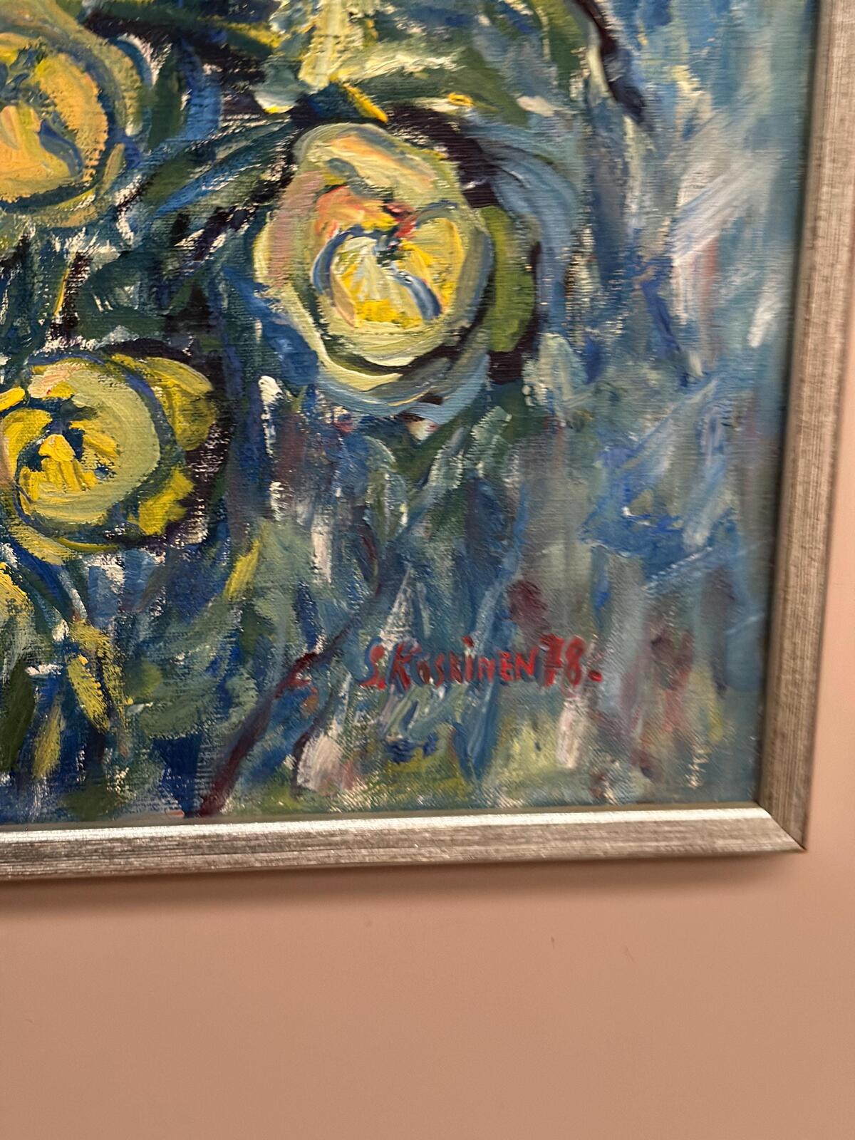 “Flower” by S. Koskinen – Dated 1978