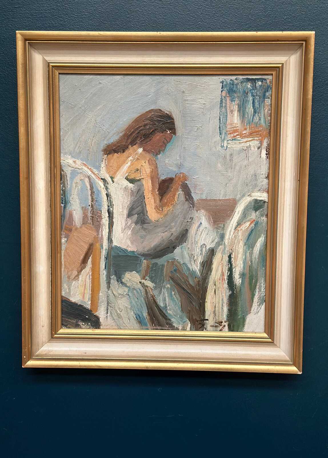 “Portrait of a Woman” by Gustaf Sjöö