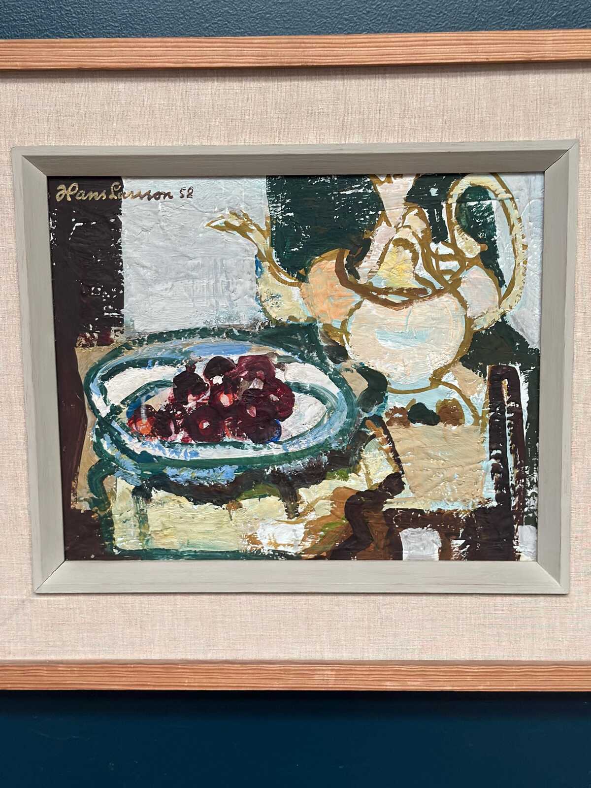 “ Fruits and Teapot” by Hans Larsson