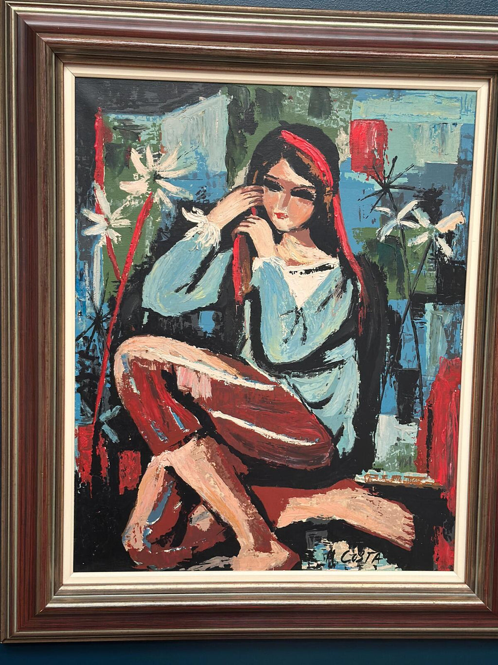 “Portrait of a Young Lady” by M. Costa
