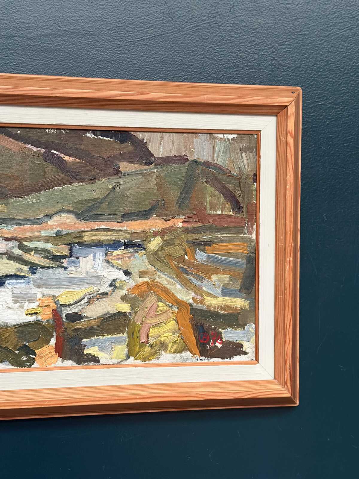 “Cubist Landscape” by O. Blomberg