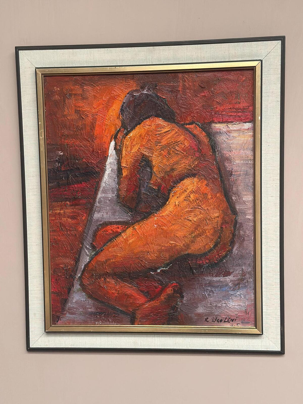 “Reclined Woman” by Renzo Ugolini