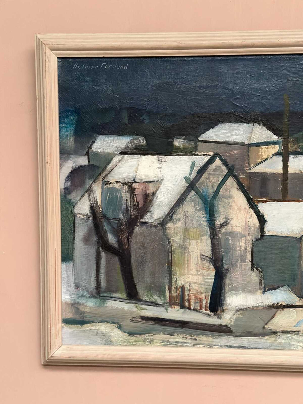 “Winter Night over the City” by Helmer Forslund