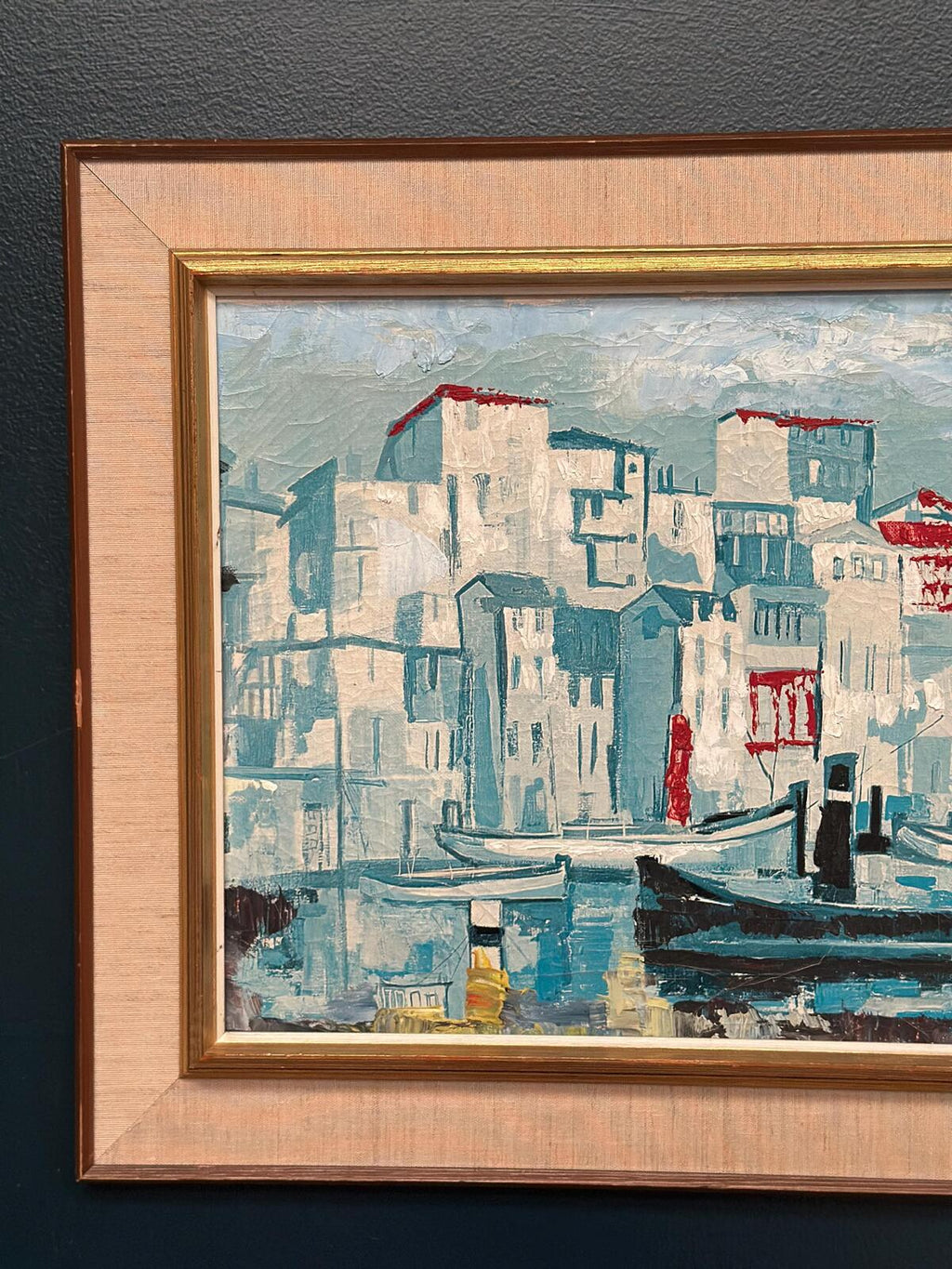 “Harbor Scene” by Costa