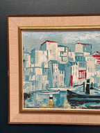“Harbor Scene” by Costa