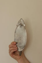 Pair of Mid Century Swedish Pewter Sconces with Mirror by Svenskt - Tenn