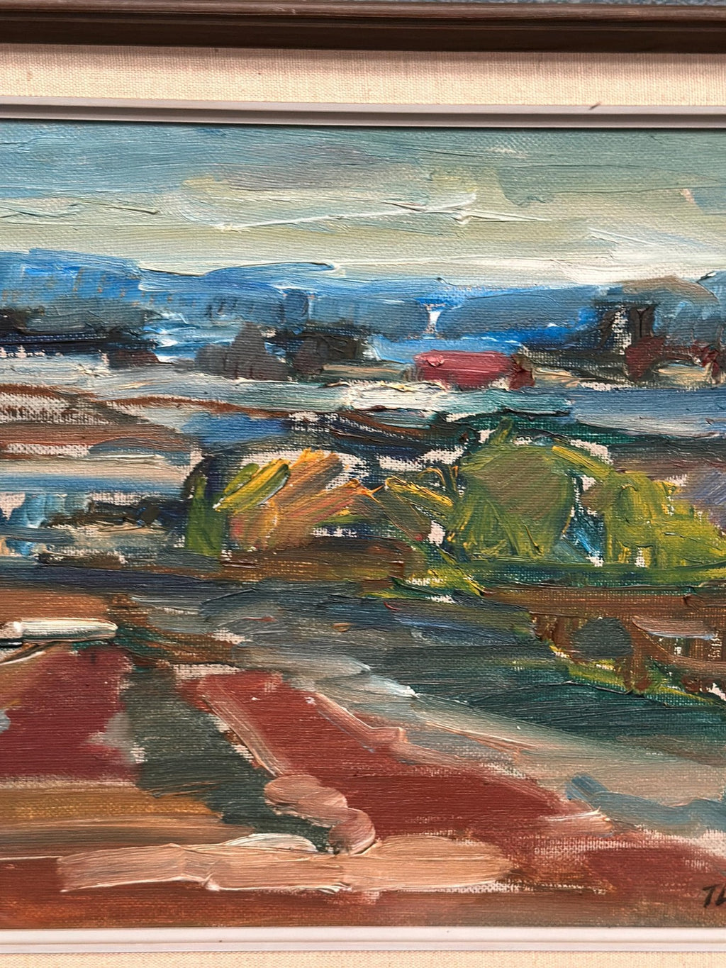 “Landscape” by Jerzy Luczak‑Szewczyk (1923–1975)