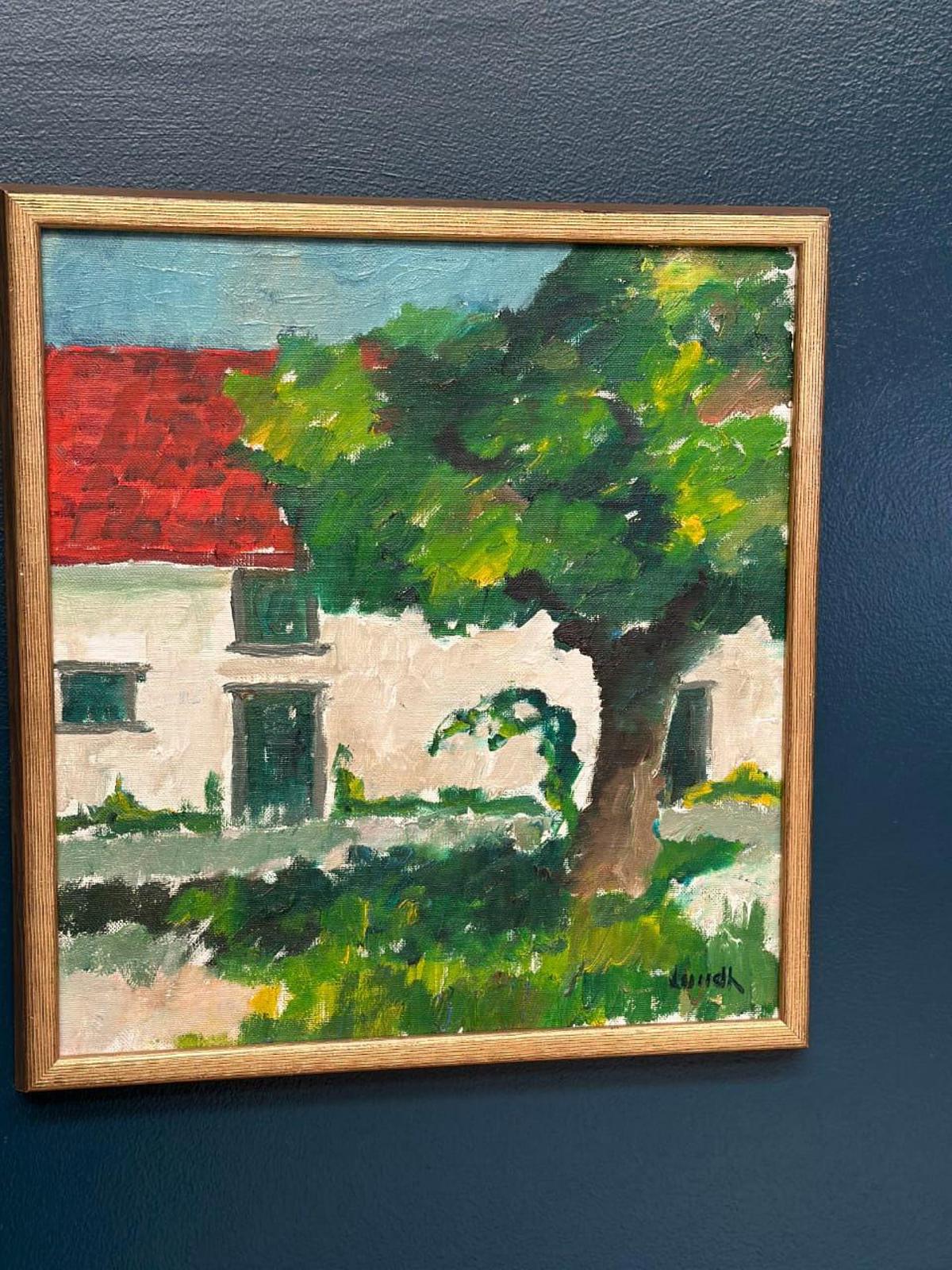 “Tree by House” by Karl Bertil Lundh