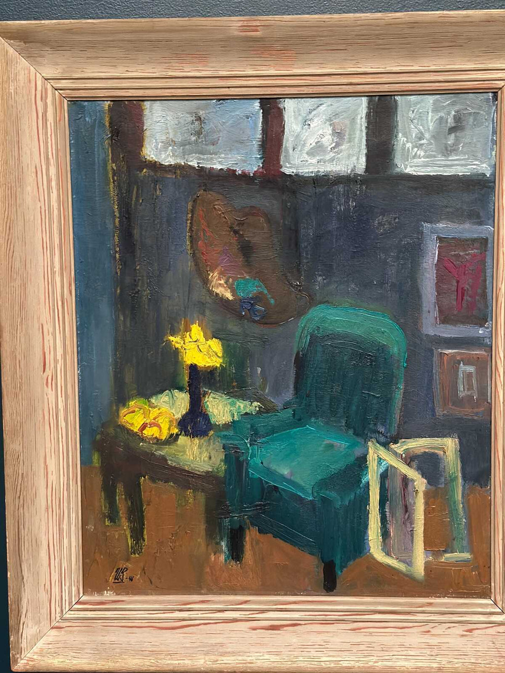 “Motljus i ateljén” by Ulla Borgström (1918–1999)
